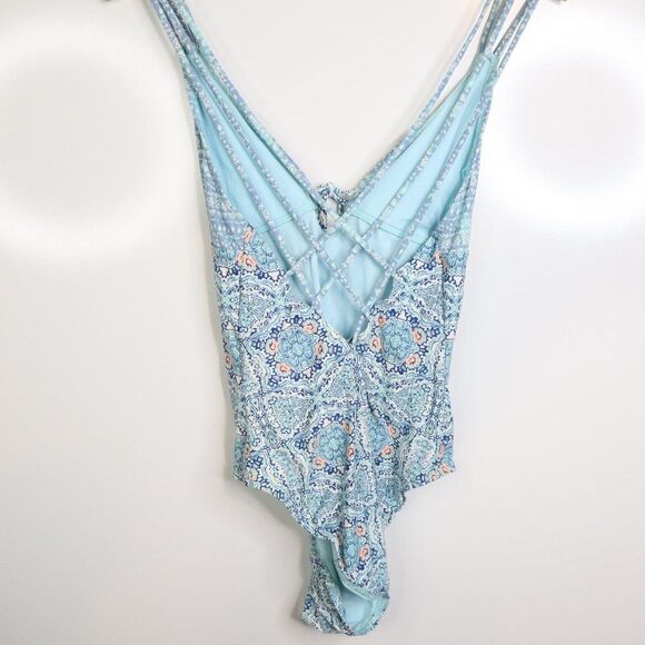 ASOS Cikada Boho Print Strappy One Piece - Picture 5 of 10